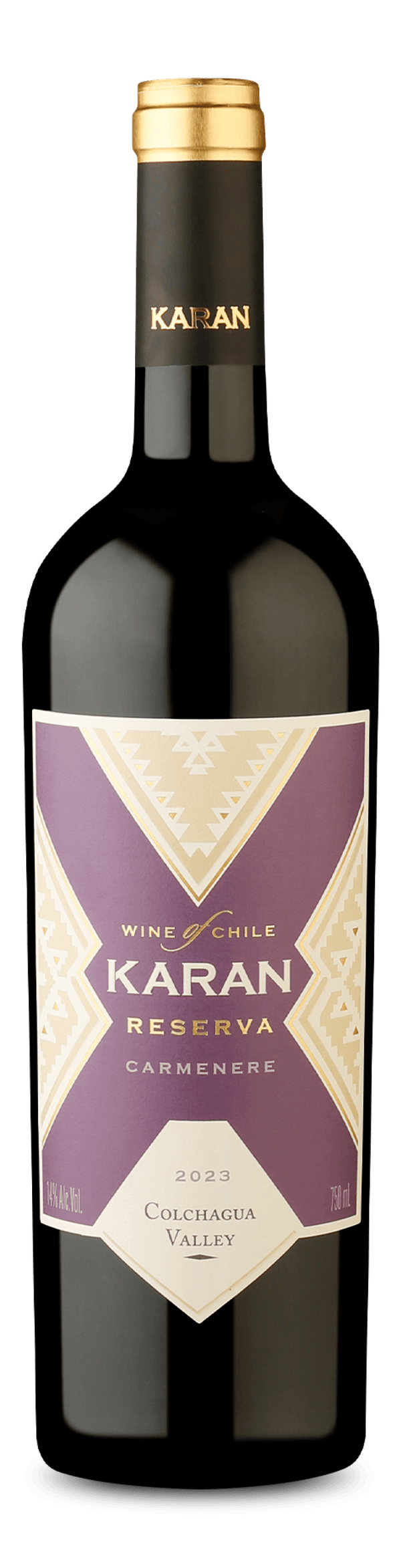 Vino Karan Reserva D.O. Colchagua Valley Carménère