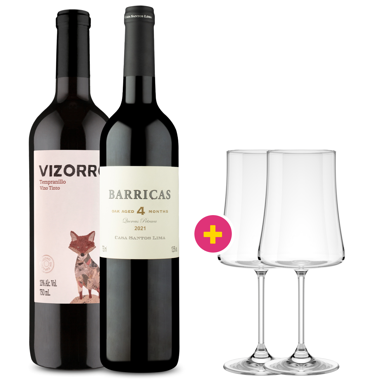 Kit Sabores del Viejo Mundo con Copas de Vino - Wine.com.mx